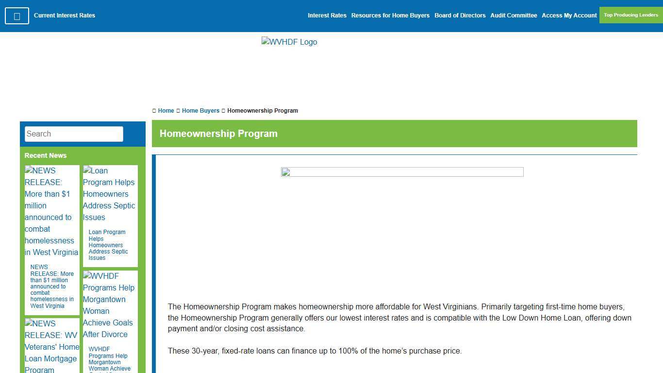 Homeownership Program | WVHDF